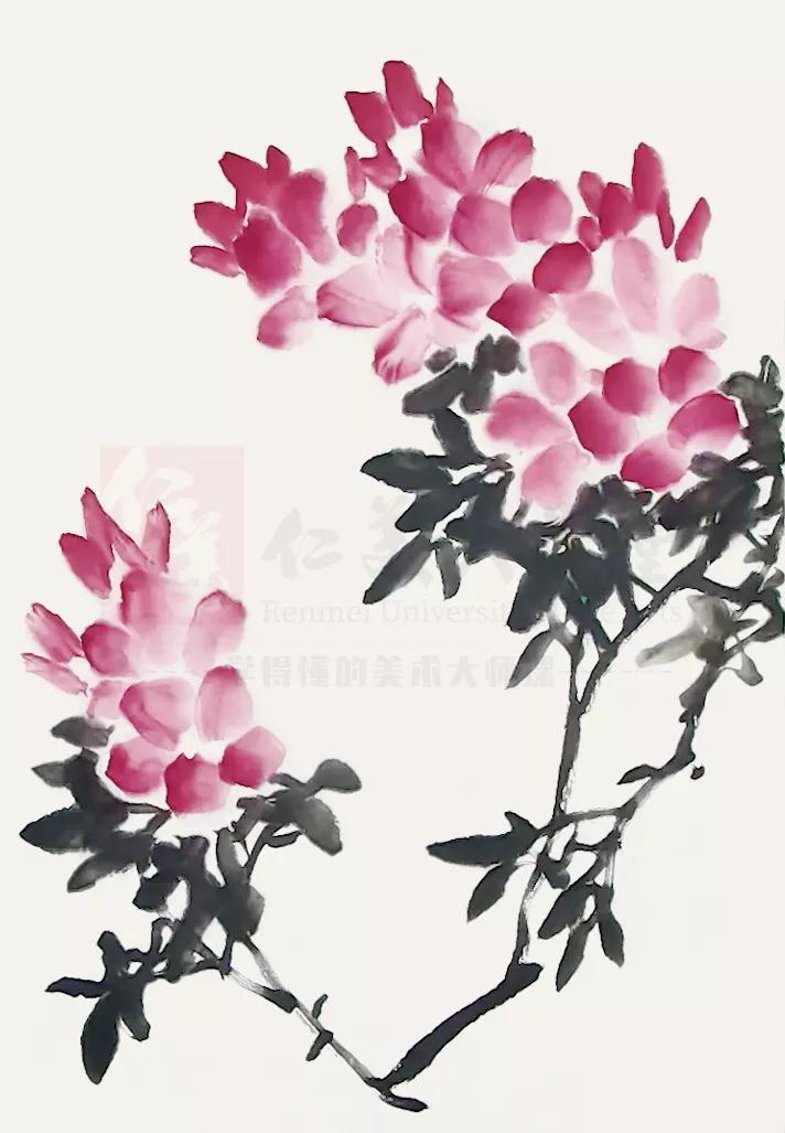 名家六尺杜鹃花国画欣赏,中国最美杜鹃花国画作品