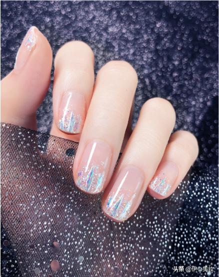 2分钟学会12种美甲再也不去美甲店,美甲贴做美甲教程初学者