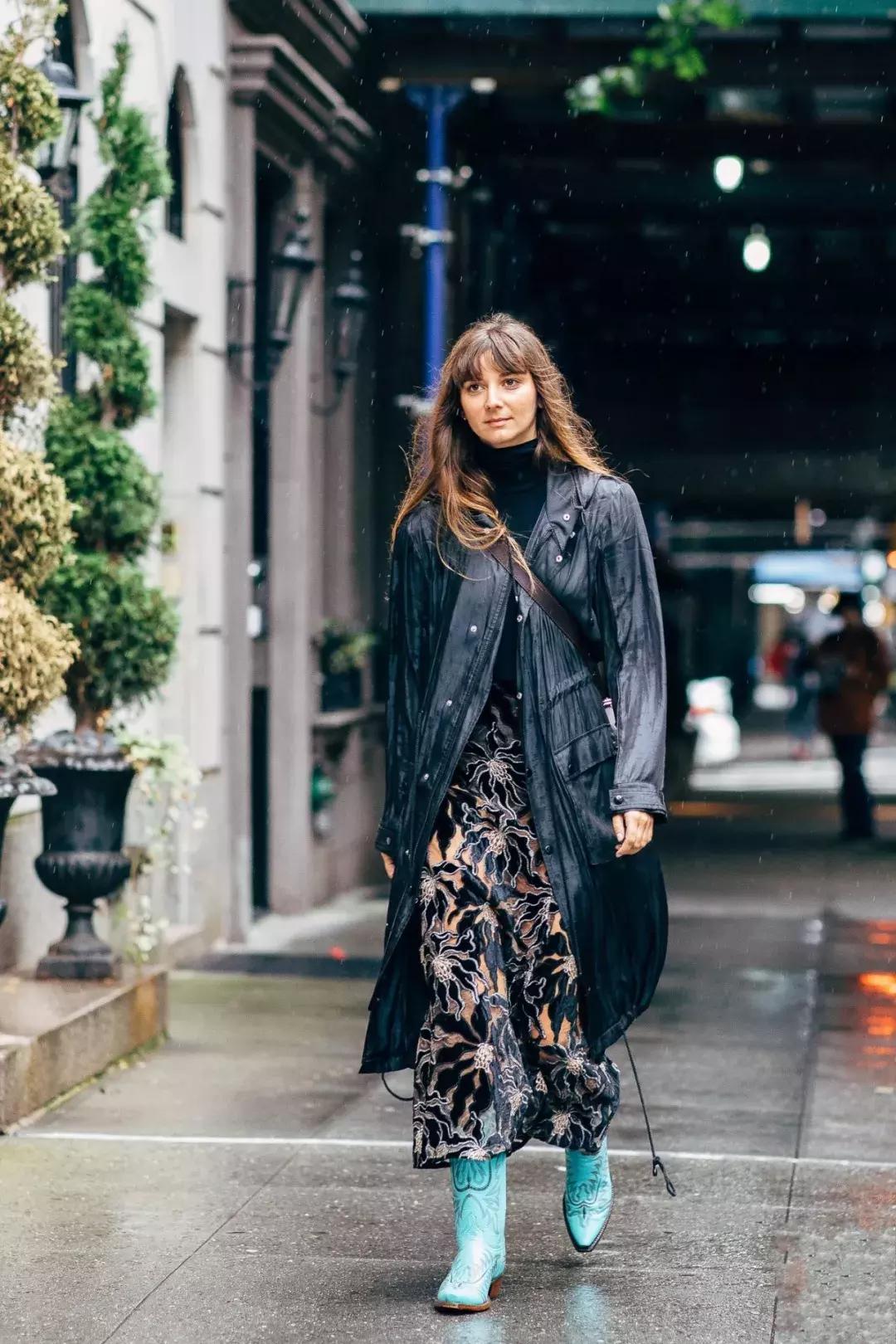 裙摆大衣怎么穿好看,大衣里面的裙子怎么穿