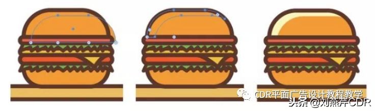 「AI教程」如何用AI绘制扁平化快餐图标教程