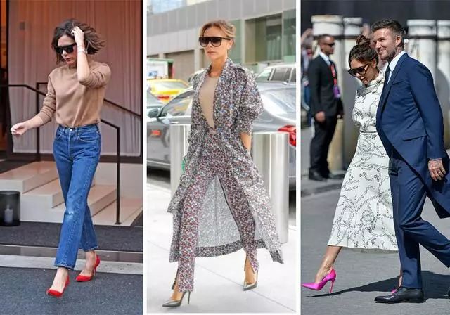 贝嫂衣品,贝嫂惊艳的穿搭