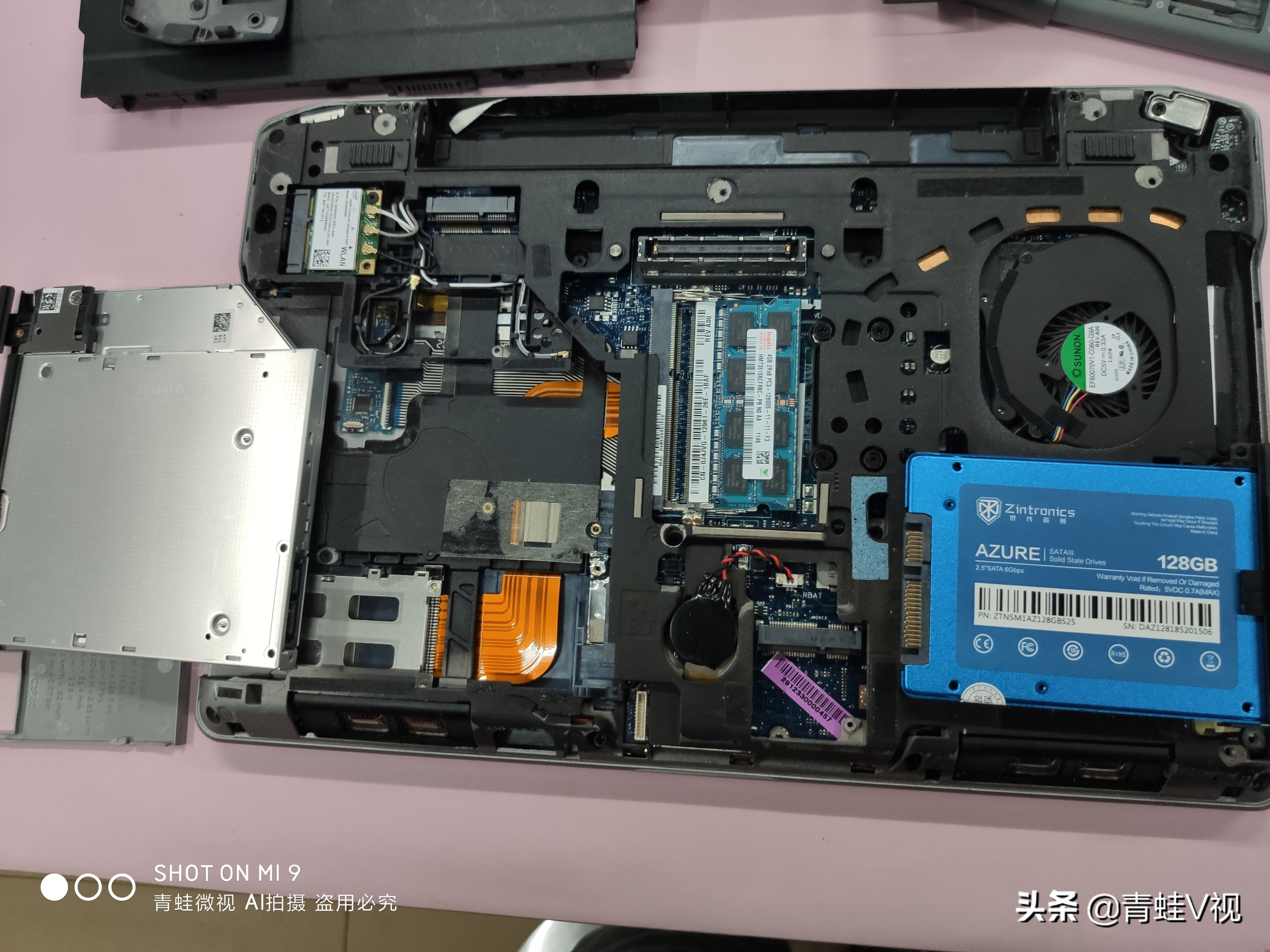 戴尔游匣灵越14-7466拆机,戴尔游匣7447拆机