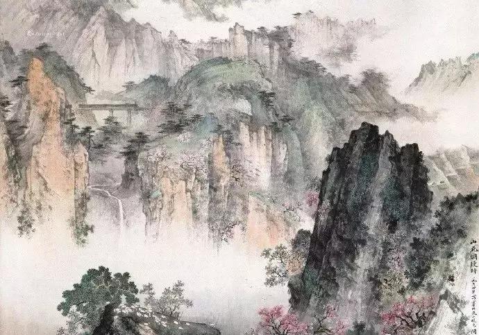 一组高清唯美的山水画收藏欣赏,美国大都会收藏明清山水画欣赏