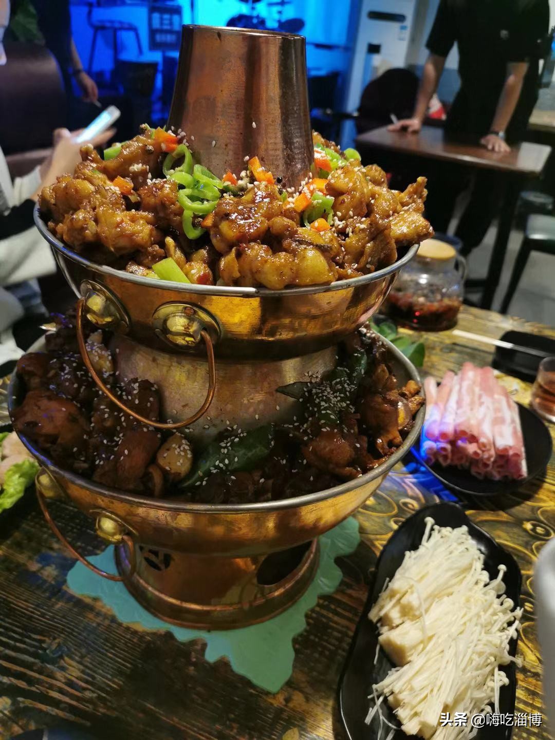 淄博吃牛蛙,博山最好吃的铜火锅