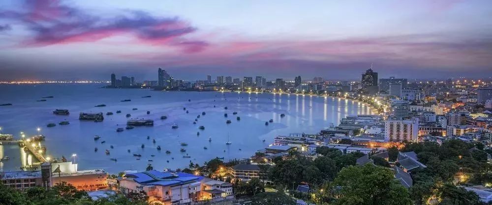 芭提雅海滨,如今的泰国芭堤雅