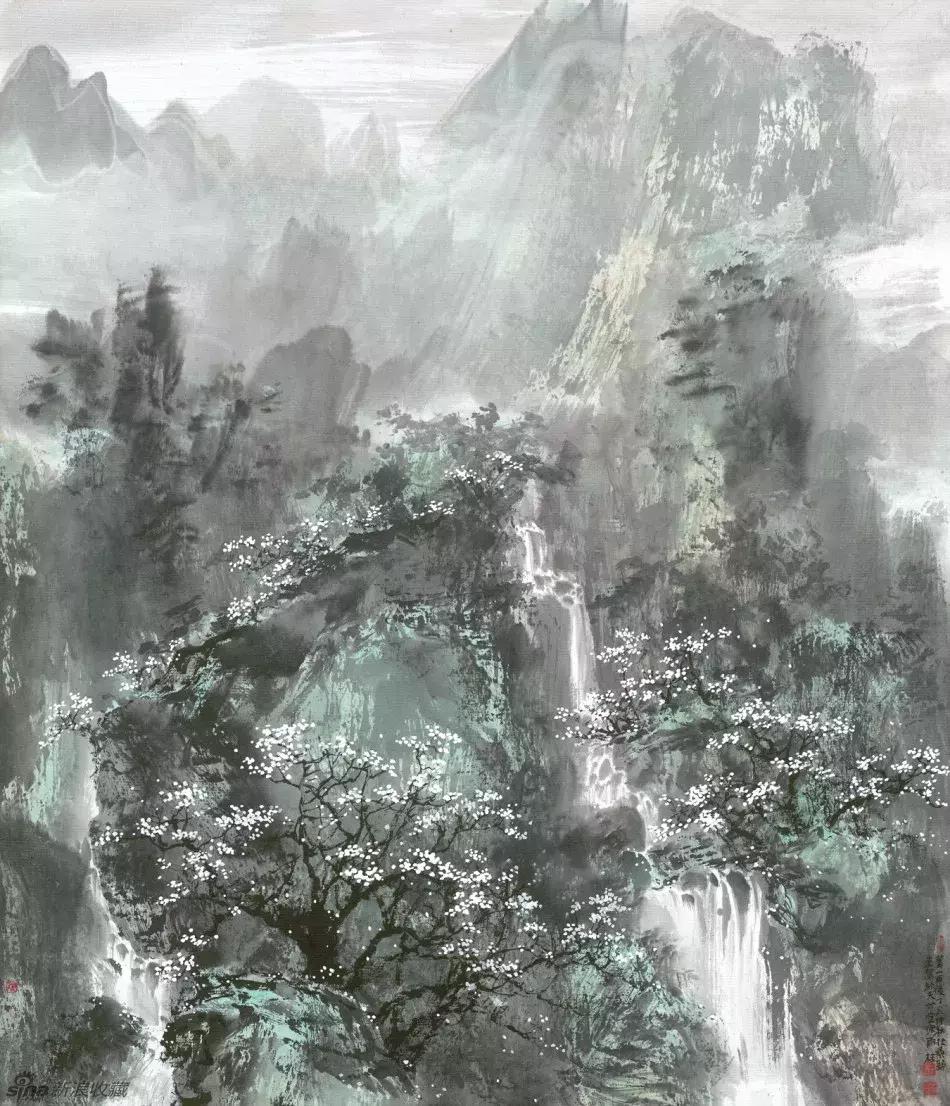 画家宋雨桂作品欣赏,宋雨桂山水书画作品