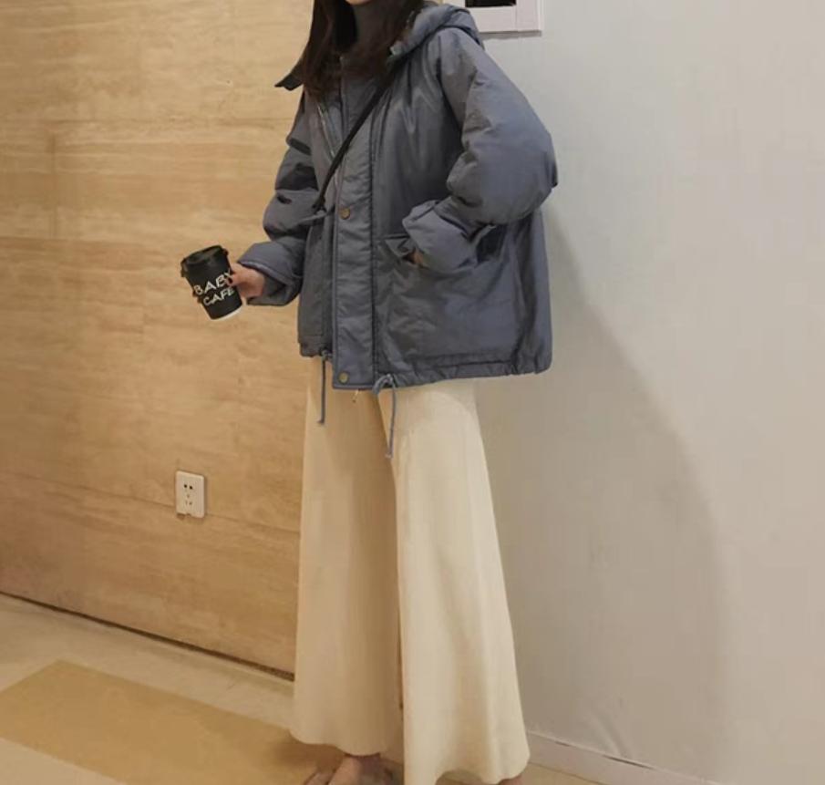 韩系棉服小众高级感成熟,韩系冬季棉服高级感