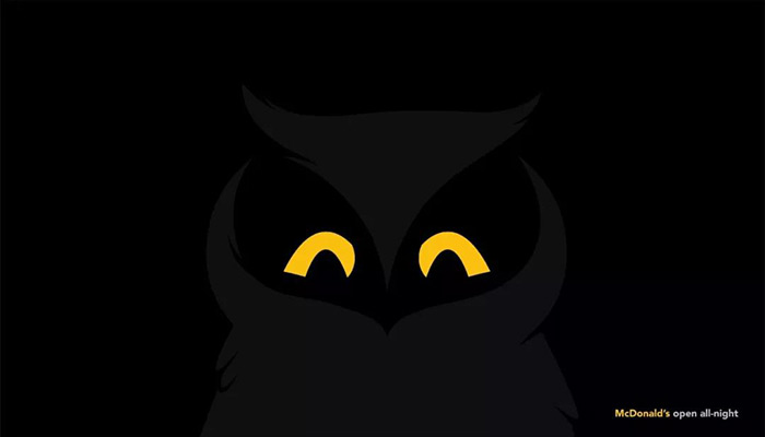 麦当劳的创意海报是什么,麦当劳星空海报又火了