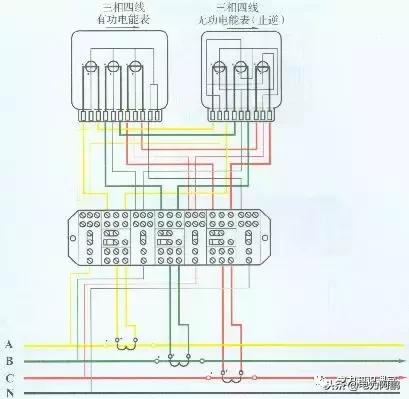 带互感器三相四线电表接线方法,带互感器三相四线电表接线图视频
