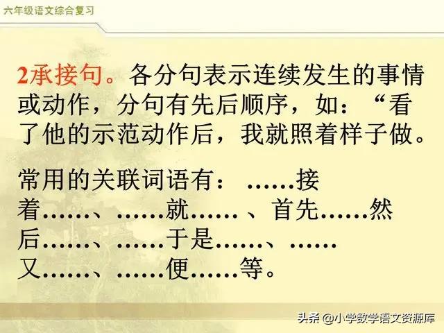 小升初语文词语专项复习讲解,部编版三年级语文上册关联词复习