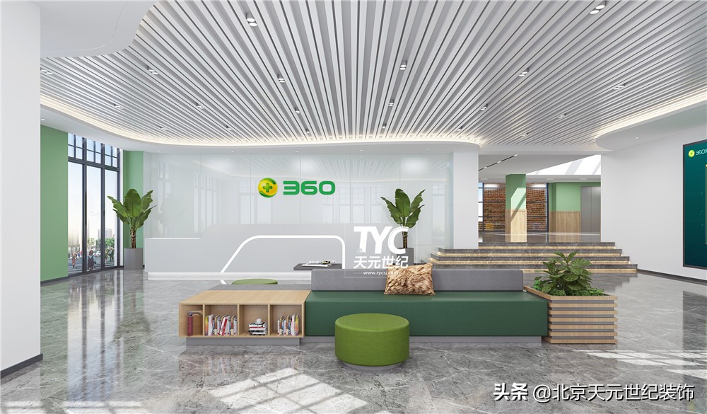 天津400平办公室设计案例,天津400平办公室装修案例