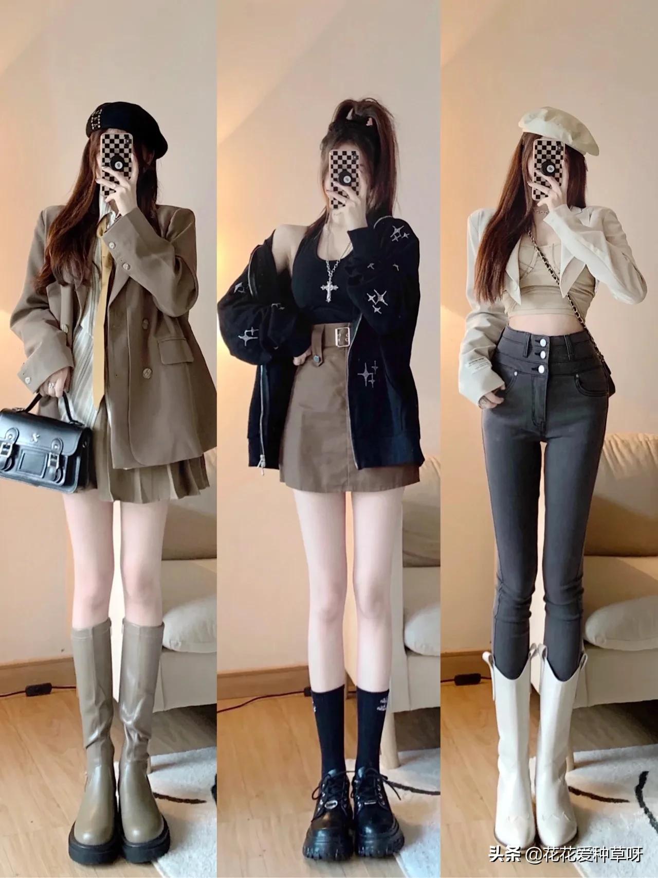 韩系初秋学院风休闲穿搭,初秋高级感穿搭韩系学院