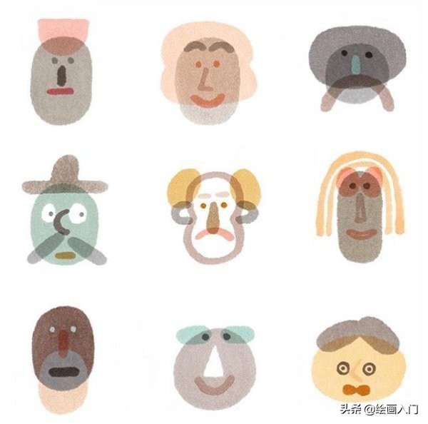 关于《童年》的插画作品,童年我和姥姥手绘插画