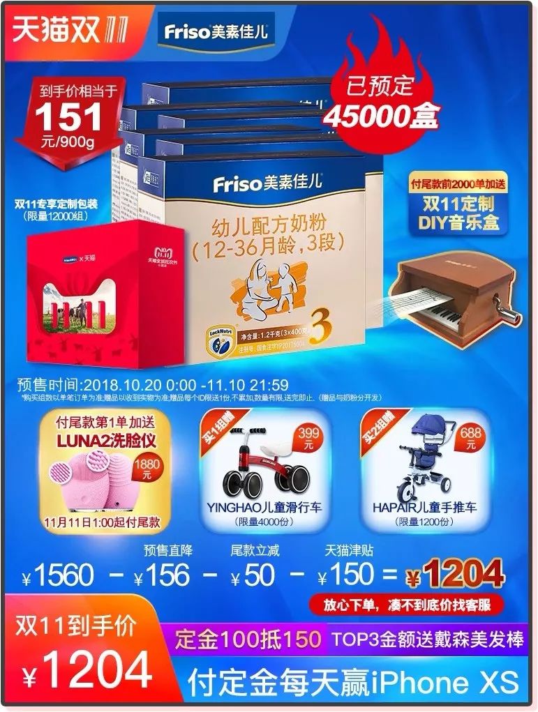 天猫双十一母婴,天猫双11母婴排行榜