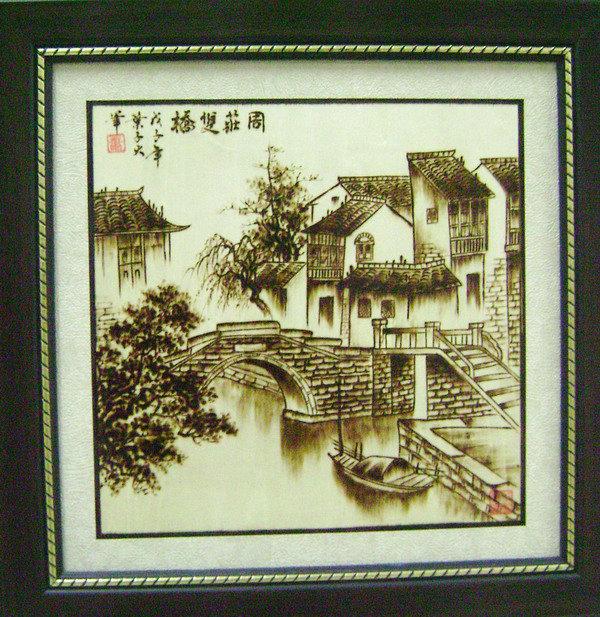 烙画作品大全集,烙画精品100幅