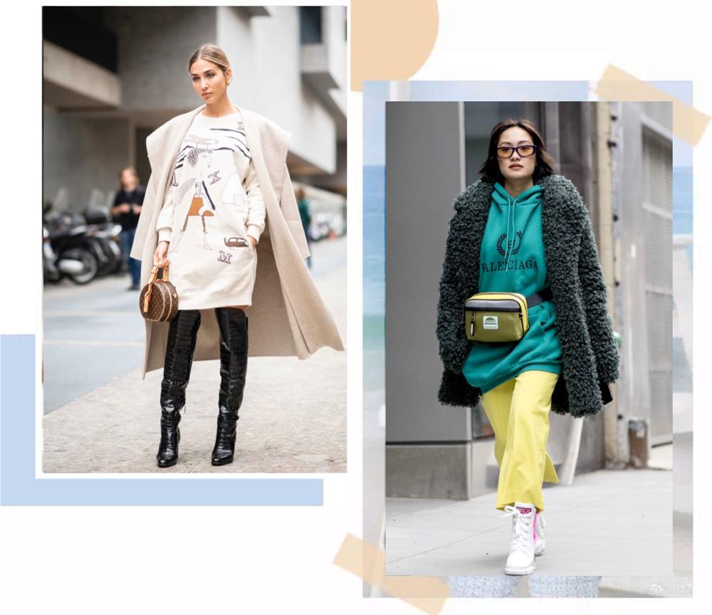 秋冬季节卫衣单穿有些冷，加件外套一起穿，舒适时尚又有范儿