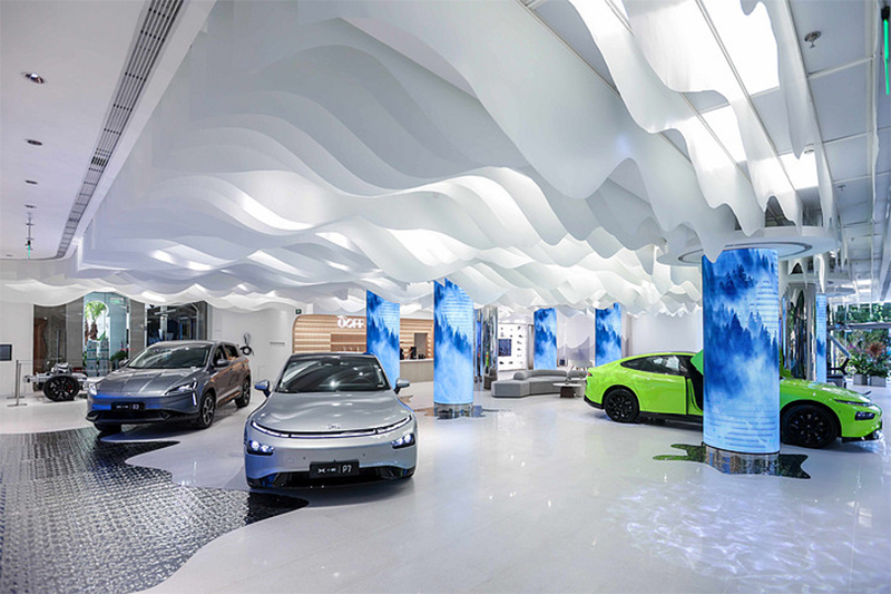 小鹏汽车p7广州车展,国产小鹏p7两周年庆