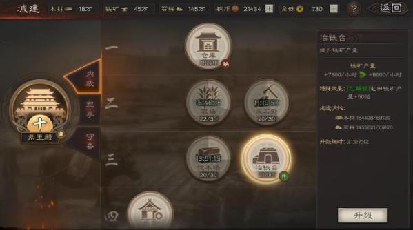 三国志战略版七级地屯田多少资源,三国志战略版工坊可以提升铜币么