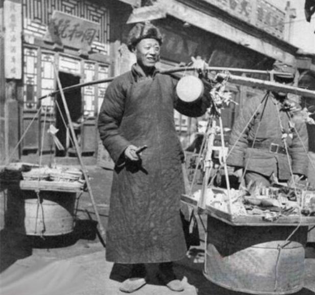 民国上海滩摆摊,中国的地摊文化