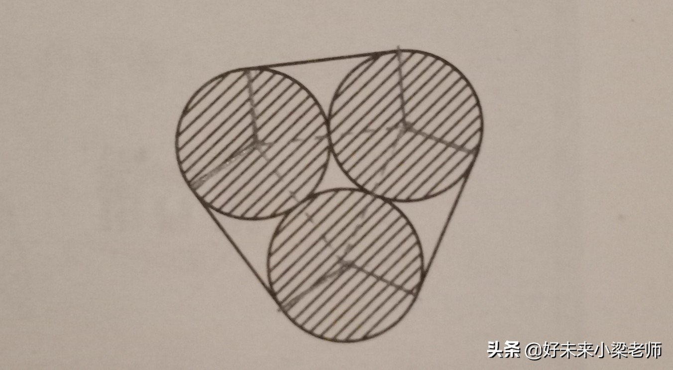 多种方法计算圆相关图形,圆求不规则图形周长方法