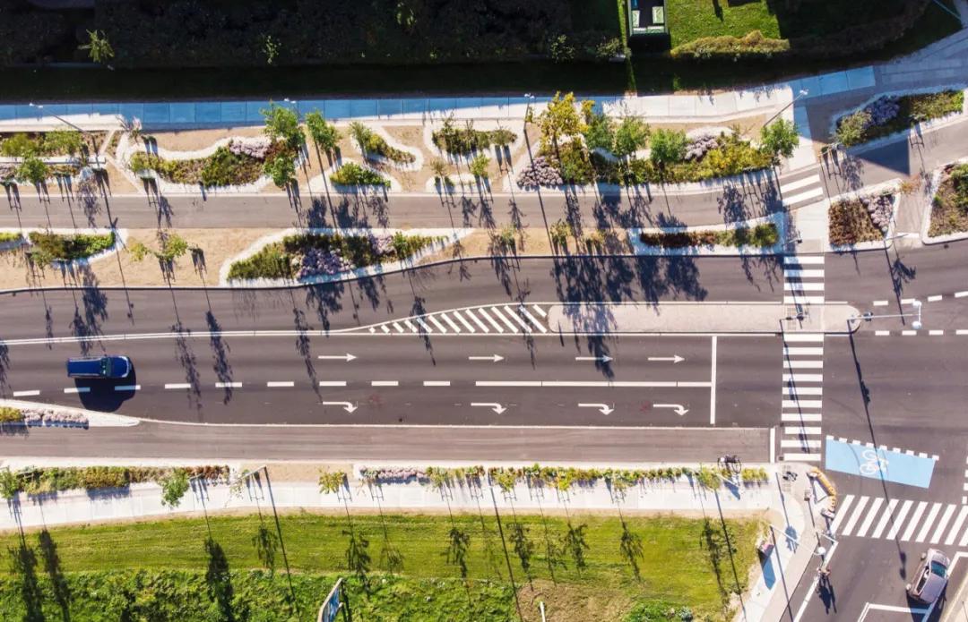 道路设计效果图,个性路面设计