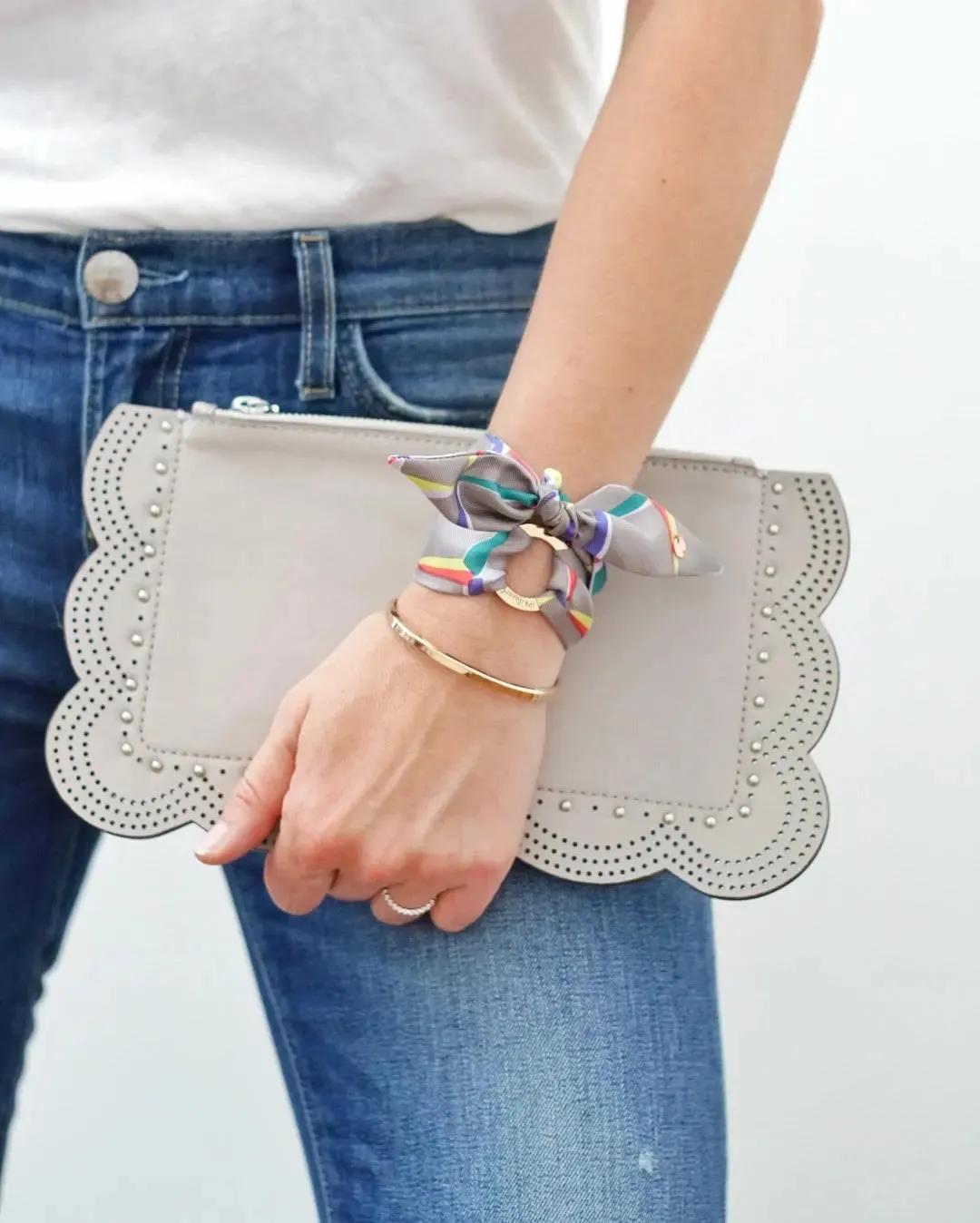 长丝巾古装系法3米长1.5米宽丝巾,长条丝巾配衬衣的系法简单又漂亮