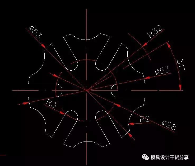 cad自学16个练习图,cad新手练习45张基础图室内设计