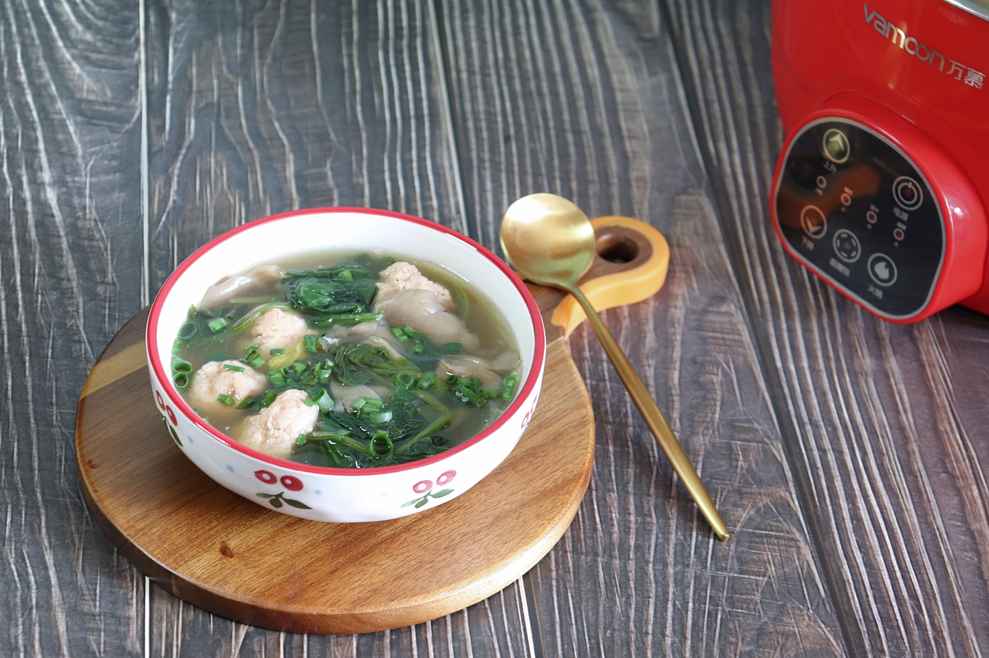 虾滑菠菜汤做法步骤,虾滑菠菜汤正宗做法