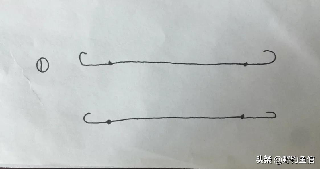 三步交叉钓法大全,双铅钓法与配图