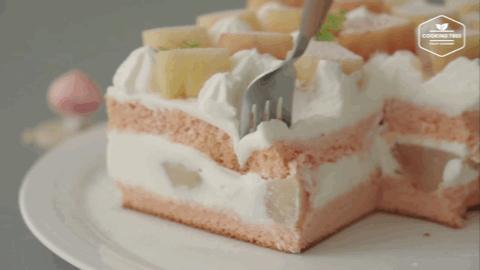 高颜值生日奶油蛋糕做法全过程,奶油生日蛋糕水果造型