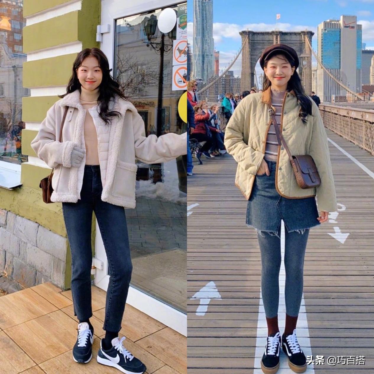 18套时尚减龄的韩范儿搭配示范,慵懒风韩系套装穿搭