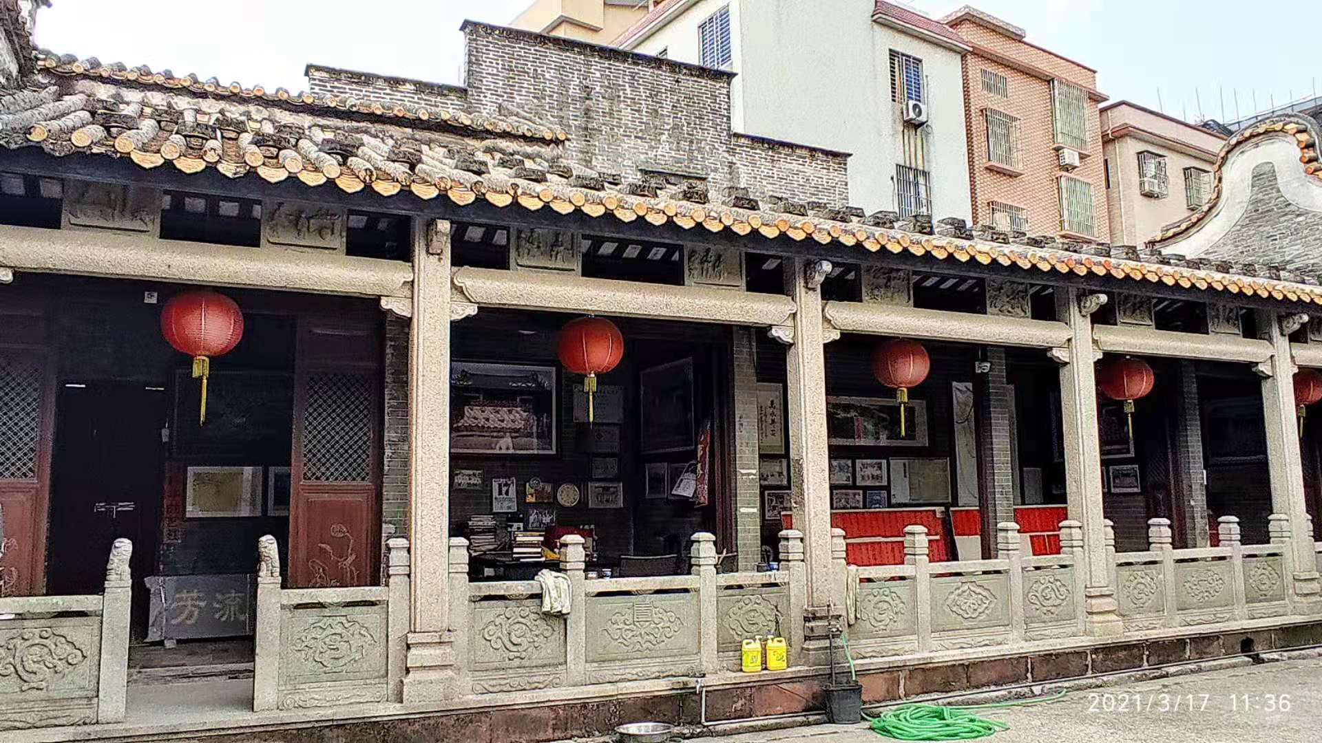 走访“平地黄”,睇大宗祠“花堂”