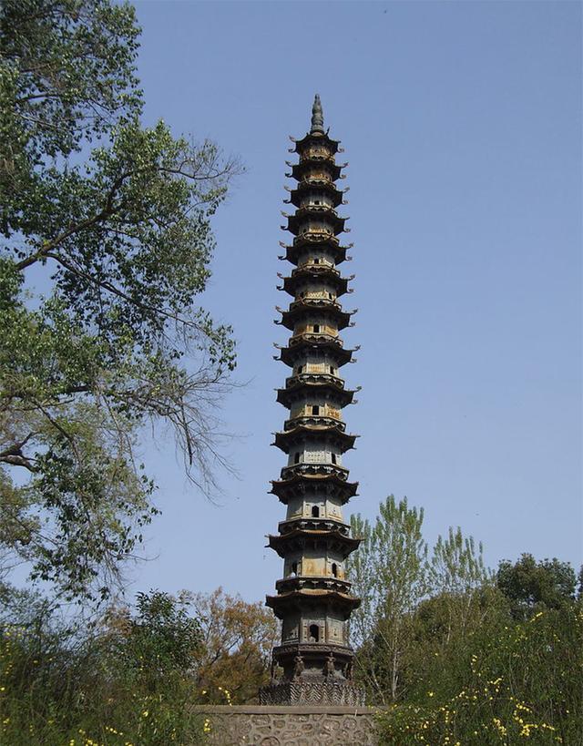 六大铁塔聊城铁塔,中国现存古代三大铁塔