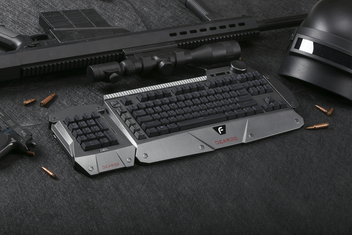 迪摩f4键盘设置,迪摩f4机械键盘深空灰