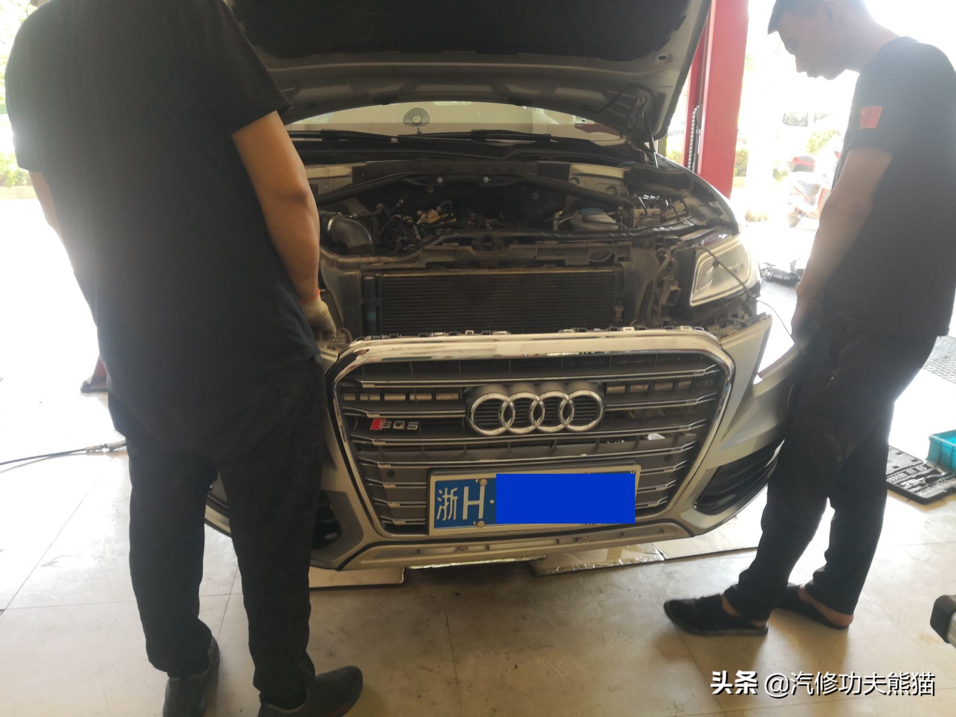 如何检测奥迪三代ea888是否烧机油,大众三代ea888发动机机油灯报警