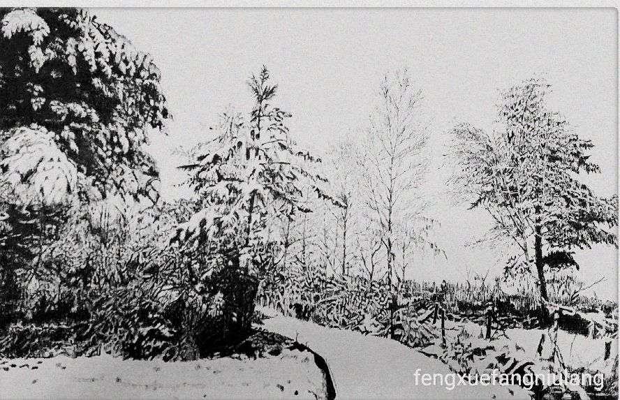 情系山水画作品,情系沈阳