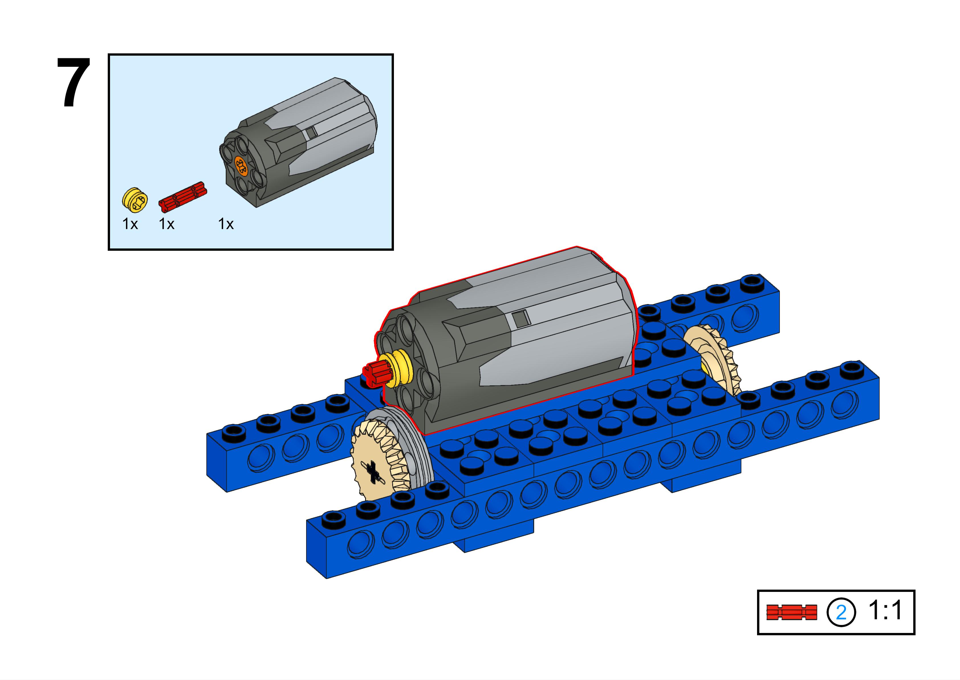 用乐高9686做一辆四驱车,乐高9686小颗粒四驱车搭建教程