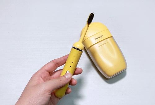 刷牙漱口杯可收纳电动牙刷,智能电动牙刷带收纳盒