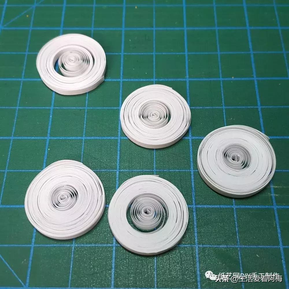 简单易学褶皱纸手工花束教师节,衍纸教师节立体花束教程