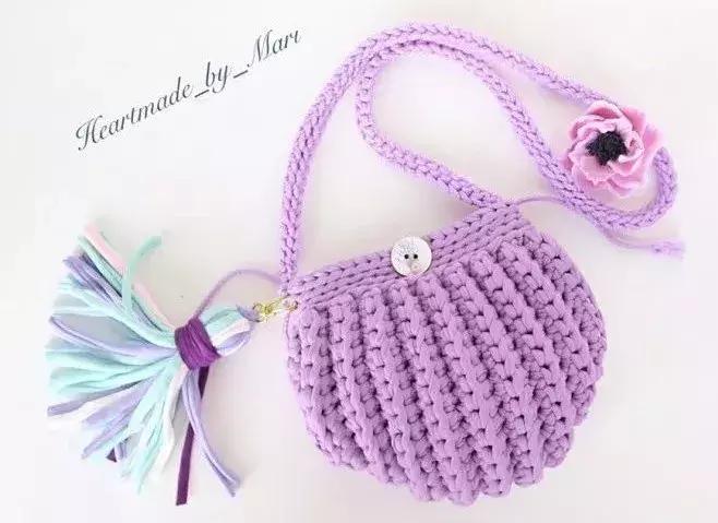 最近很火的泫雅针织包教程,泫雅包透明编织图解