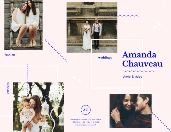 三折页设计案例展示极简风格,三折页设计软件