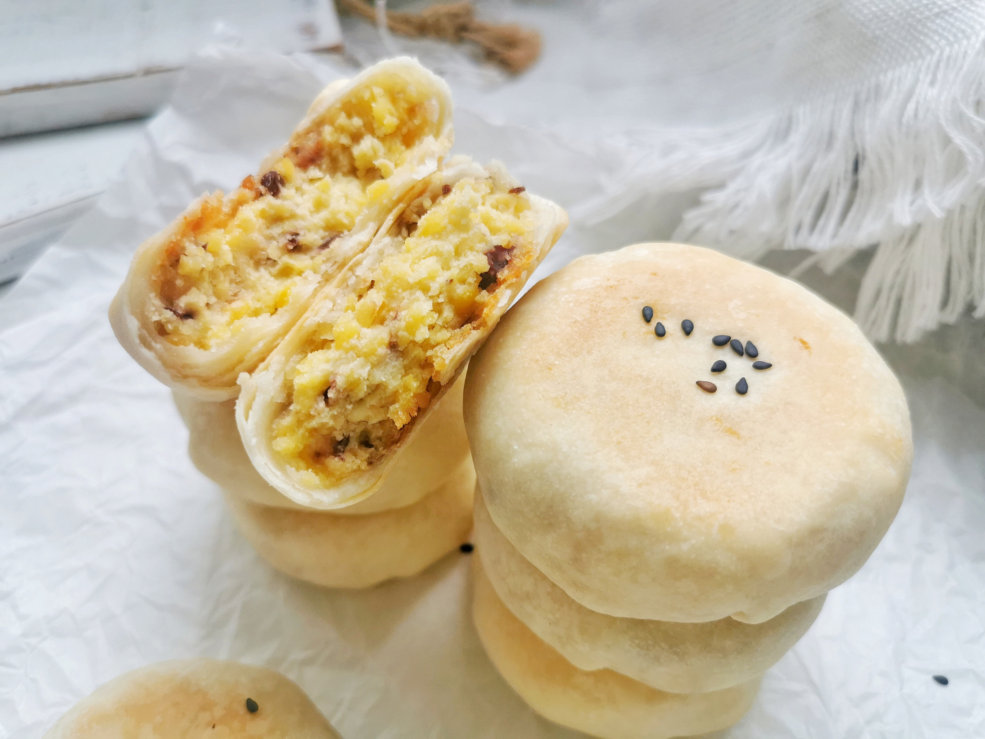 绿豆饼自制无油无糖,酥脆掉渣的绿豆饼做法