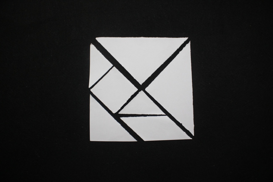 几何拼图儿童七巧板,七巧板拼图数学立体几何图形