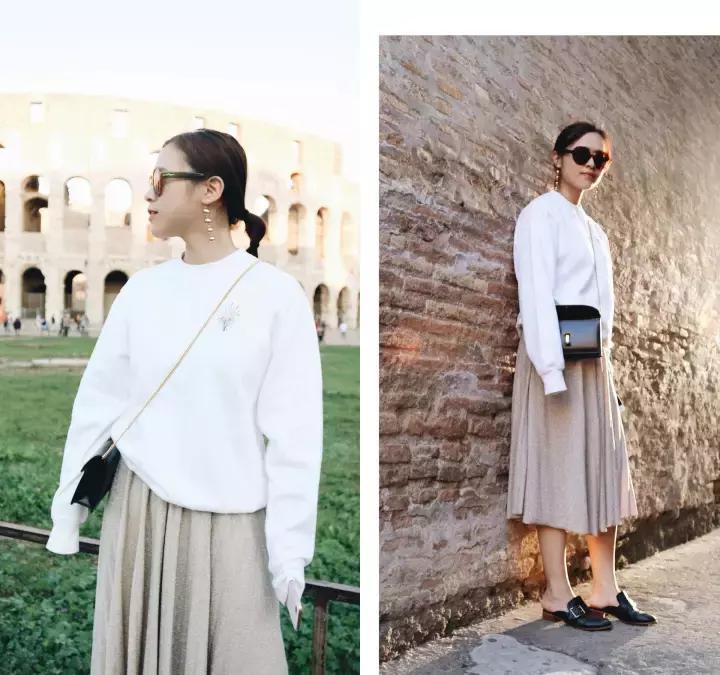 意大利格子上衣怎么搭配,意大利秋季穿搭