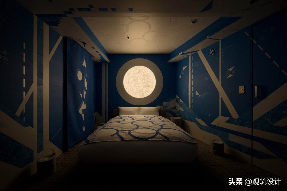 BnAAlterMuseum美术馆酒店，京都，艺术房间与垂直画廊