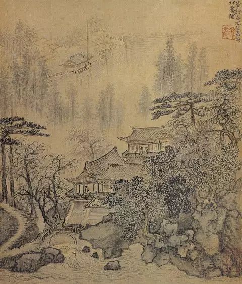 明代画家陆治山水精品高清,明代名家山水册页高清