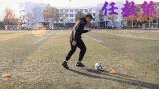 足球运球绕杆教学及训练方法,足球绕杆中考标准动作视频示范