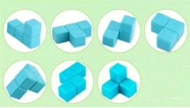 几何拼图桌游,城堡拼图桌游