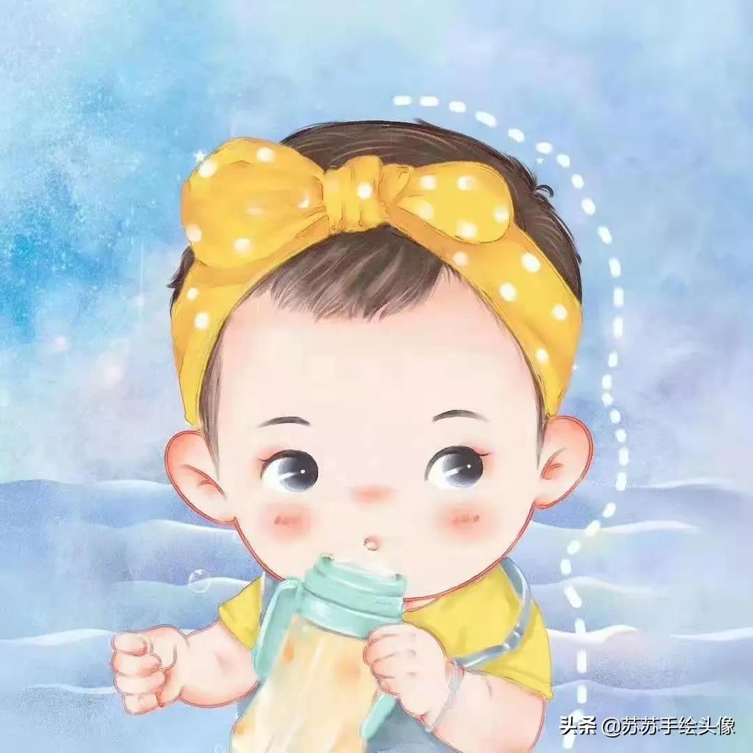 可爱又摆烂的萌娃头像,可爱到极点的萌宝头像