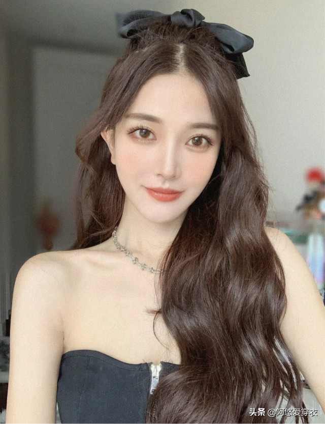 烫内扣发型图片长发,烫内扣短发造型